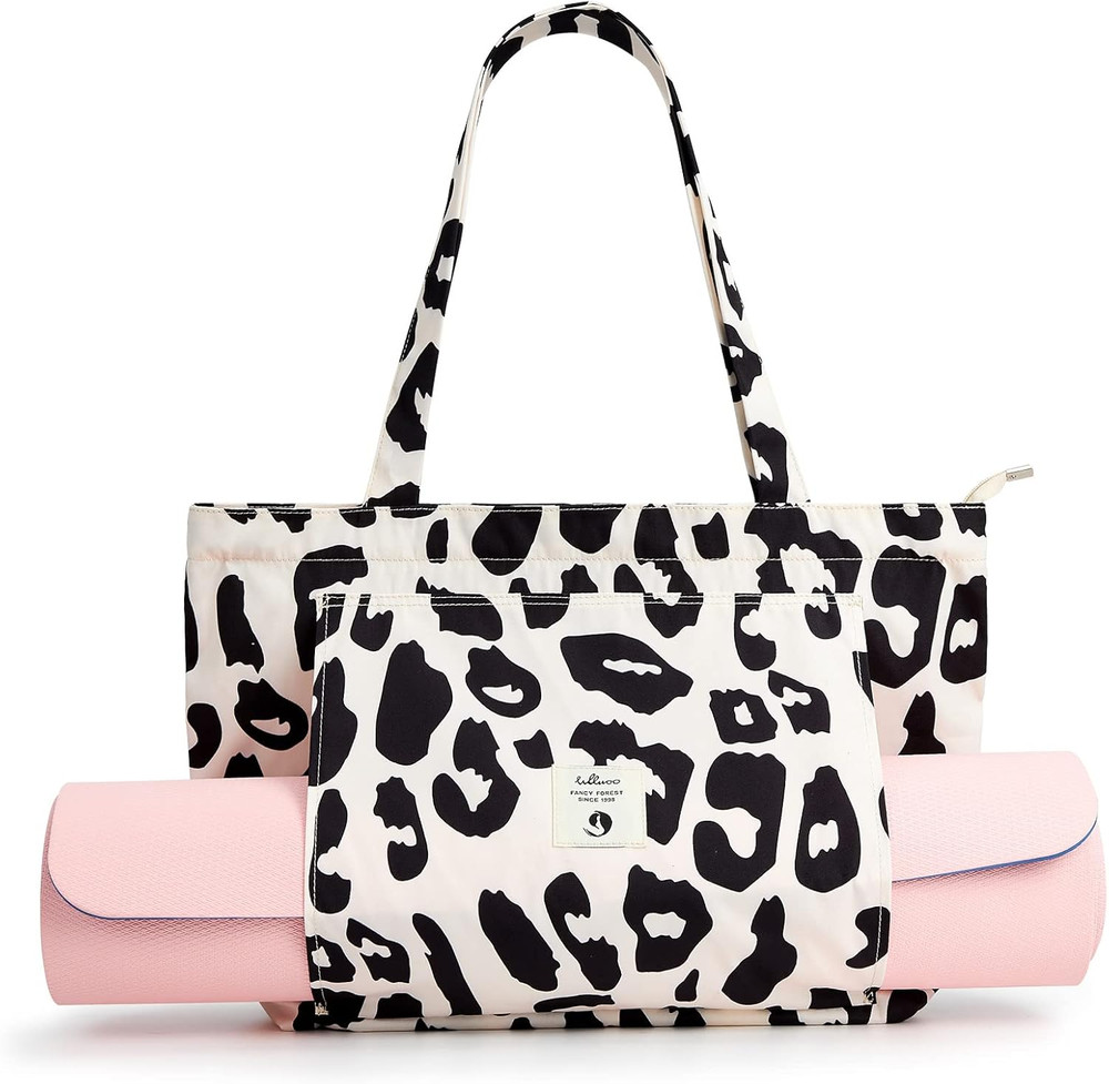 Yoga Bags for Women with Yoga Mats Bags Carrier Carryall Canvas Tote for Pilates