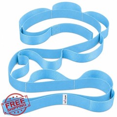 TECEUM Light Blue Stretching Strap 10 Loops