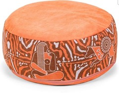 Zaveur Royal Court Zafu Meditation Cushion – 18″ Round Yoga Bolster Pillow with