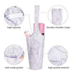 Yoga Mat Bag with Large Pocket, Adjustable Shoulder Strap for Accessories