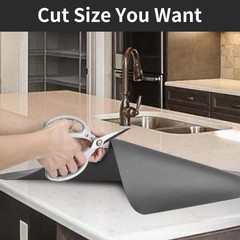 2MM Super Thick Large Silicone Mat, 23.6″x31.5″, Non-Slip Heat Resistant, Thi…