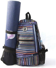 Yoga Mat/Gym/Picklleball Cross-Body Travel Sling Back Pack. Mat Sold Separately.