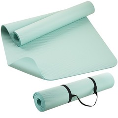 Extra Thick NBR Yoga Mat for Women & Men, 10mm Thick, 72”x32” Large Exercise …