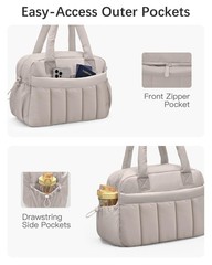oscaurt Gym Bag for Women Lightweight Duffle Bag for Travel with Toiletry Pou…