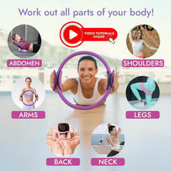 Pilates Equipment – 10-In-1 Pilates Ring and Ball Set | Home Pilates Essentials
