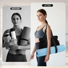 Yoga Bags for Women Gym Tote Bag with Adjustable Mat Holder Yoga Mat Carrier …
