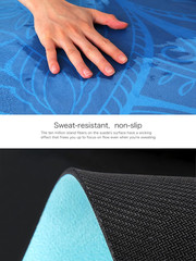 Pilates Mat round Oversize Yoga Mat Suede Rubber Non-Slip Dia 140Cm Exercise Mat