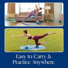 Lightweight Non-Slip Yoga Blocks Set – Eco-Friendly EVA & Cork, Includes E-Book