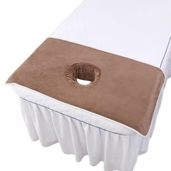 Massage Table Cover Towel with Face Cradle Hole, Premium Fitted Sheet with Lo…