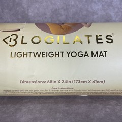BLOGILATES BEGINNER LIGHTWEIGHT YOGA MAT – RUST (4MM)