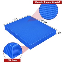 Balance Pad- Foam Balance Pad for Workout, Non-Slip & Water-Resistant Stabili…