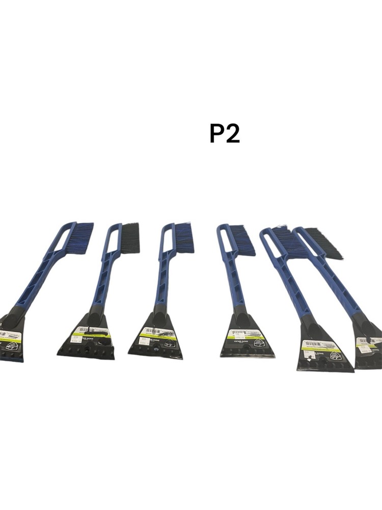 Lot Of 6 Winter Driving Snow Brush and Ice Scraper, Product Size 24″ x 4″ x 1.4″
