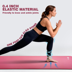 Extra Thick NBR Yoga Mat for Women & Men, 10Mm Thick, 72”X24” Large Exercise Mat