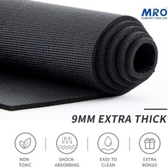 Extra Large Yoga Mat, 12’X6’/9’X6’/7’X5’/6’X4′ (9MM) Extra Wide and Thick Exerci
