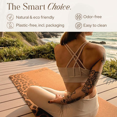 Designer Cork Yoga Mat – Signature Aesthetics on Quality Portuguese Cork with 5M