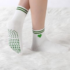 Jeyiour Pilates Socks with Grips Women Non Slip Yoga Socks for Ballet Dance B…