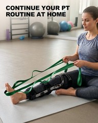 75″ Non-Stretch Physical Therapy Strap with Loops for Knee & Hip Recovery