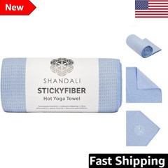 Super Absorbent Yoga Towel 24″ x 72″ – Lightweight, Anti-Slip for Bikram Yoga