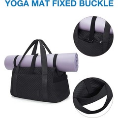 Versatile Travel Gym Bag W/ Yoga Mat Holder Multi Pocket Anti-Theft Design New
