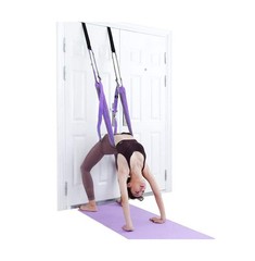 Yoga Fitness Stretching Strap, Adjustable Leg Stretcher Back Bend Assist Trai…