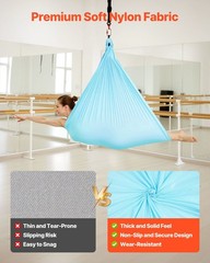 Smooth Movement Aerial Hammock 300lb Load 104.3×58.7in All Body Types
