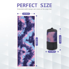 Hot Yoga Towel – Microfiber Non Slip Yoga Mat Towel with Grip Dot Sweat Absorben