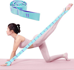 11 Loops Stretch Band – Yoga, Pilates, Ballet, and Physical Therapy Stretching S