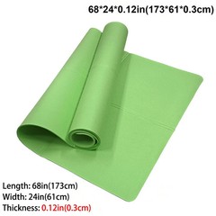 Foldable Yoga Mat EVA Non Slip Travel Exercise Fitness Pad 68×24 in 3mm 4mm 6mm