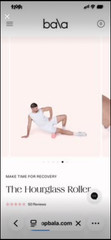 Bala Blush Hourglass Foam Roller
