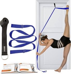 Stretching Strap With Door Anchor – Stretching Equipment Leg Flexibility