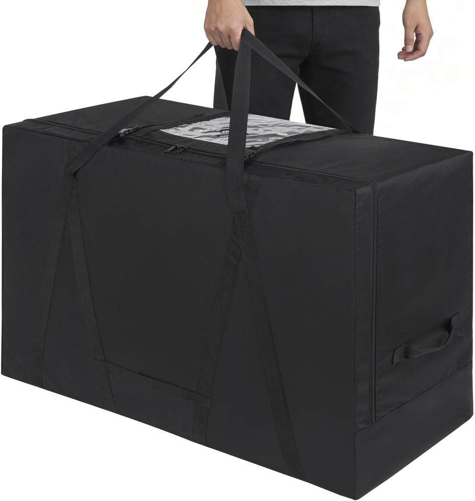 Folding Mattress Storage Bag, Fits 4″ Single Mattress 650D Oxford Cloth Trifo…