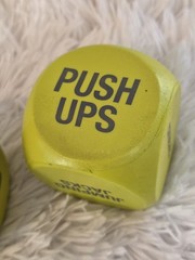 Lime Green Workout Cubes HIIT Interval Workouts Exercises
