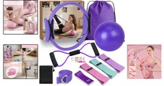 Pilates Equipment Set for Home Workouts Yoga & Core Toning Fitness Kit