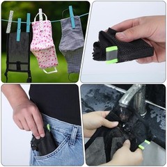 Mesh Water Bottle Holder with Strap and Pocket, 2 PCS Convenient Crossbody