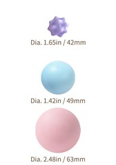 Silicone Massage Balls Set for Myofascial Release,Yoga Deep Tissue,Trigger
