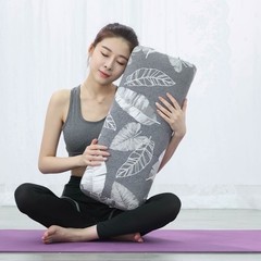 EONSHINE Meditation Yoga Bolster pillow, Foam Sponge Fill Back Support Cushion