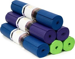 Voyage Yoga Mat 6 Pack 72″ x 24″ Professional Studio & Gym Bulk Yoga Mats 5mm