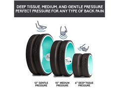 Chirp Wheel Muscle Roller for Targeted Muscle Relief and Stretching Medium, Mint