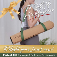 Eco-Friendly Yoga Cork Mat | 5mm Thick, Non-Slip, Extra Support & Alignment Line