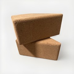 Pair Of Cork Yoga Blocks