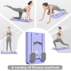 Pilates Board – Pilates Reformer Set, Multi-Purpose Foldable Pilates Reformer…