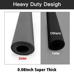2MM Super Thick Large Silicone Mat, 23.6″x31.5″, Non-Slip Heat Resistant, Thi…