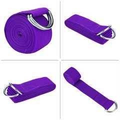 Adjustable Yoga Belt For Waist Leg Fitness Sports Yoga Pink 72” Popular