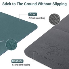 Yoga Mat Foldable – Textured Non Slip Exercise Mat -Travel Lightweight Hot Yo…