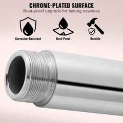 Chrome-Plated Aerial Yoga Frame: 9.67ft, 551lb, Non-Slip Base, Easy Assembly