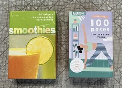 The Smoothies Deck 50 Recipes + Paladone Happy Body 100 Poses Card Deck