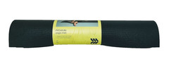 All in Motion Premium Black Yoga Mat–Non-Slip-5mm Cushioned Support, High-Impact