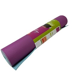 Gaiam Premium Dandelion Days Yoga Mat Purple Teal 68″L x 24″W x 5MM NEW