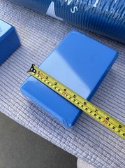 All Purpose 1/2-Inch Extra Thick High Density Anti-Tear Exercise Yoga + 2 Blocks