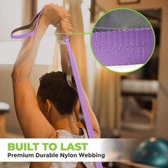 Gradient Fitness Stretching Strap For Physical Therapy, 12 Multi-Loop Stretch W